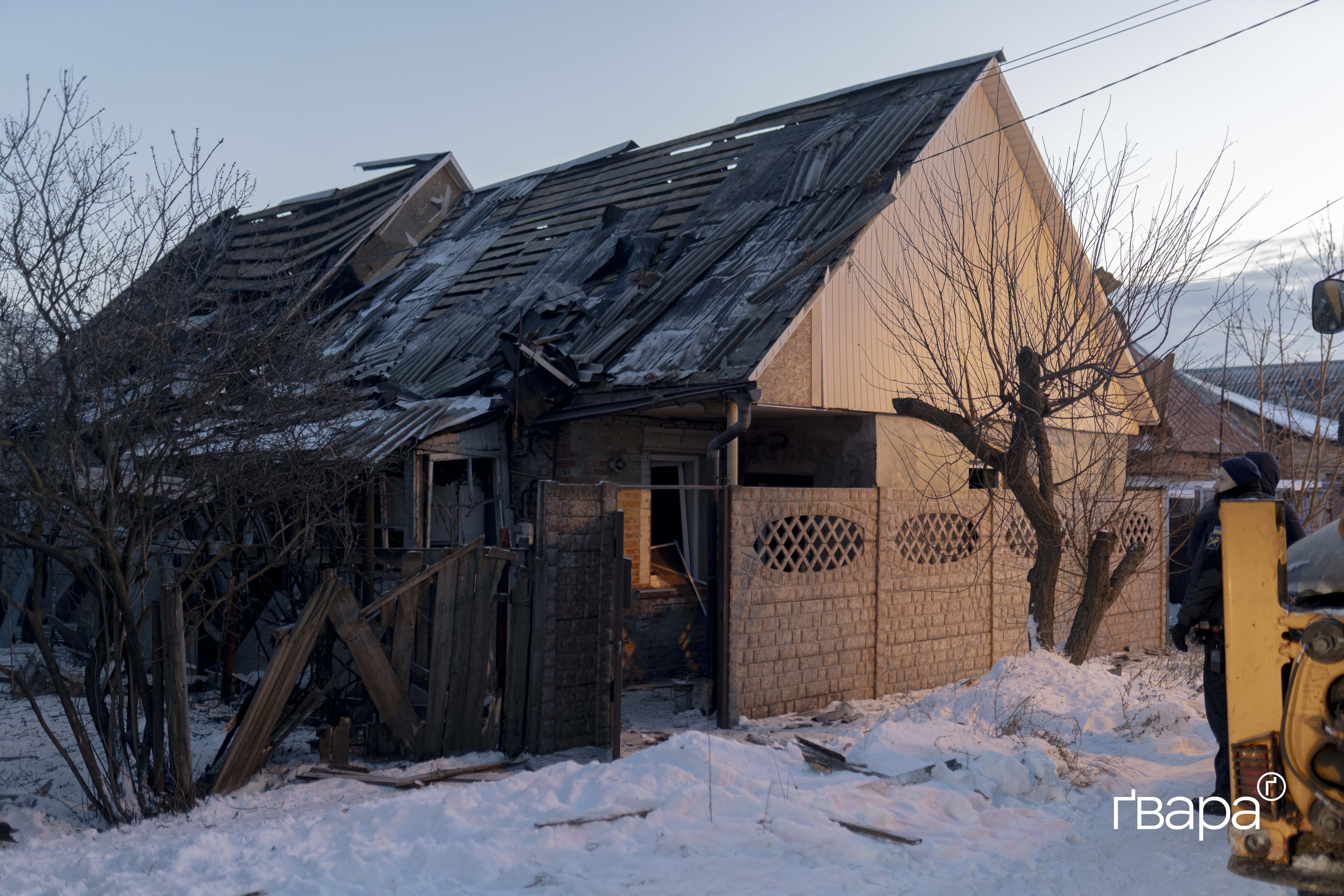 Последствия авиаударов в Слободском районе Харькова