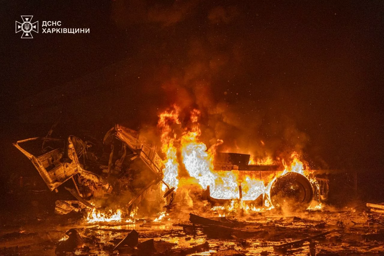 Обстрел окраины Харькова