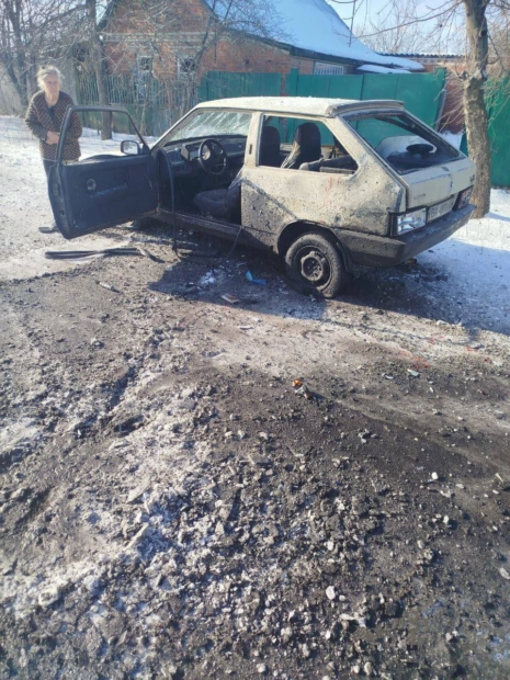 Последствия атаки в Золочеве
