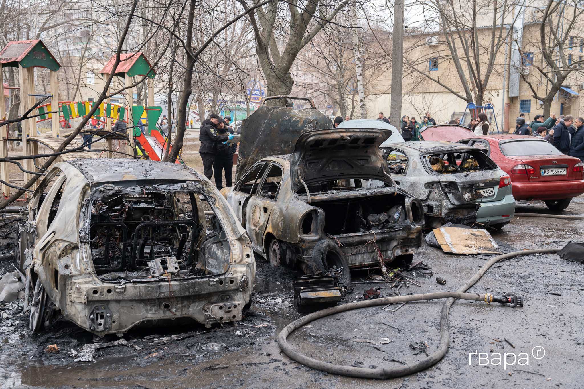 Наслідки обстрілу Холодногірського району