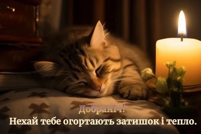 Побажання тихої ночі та солодких снів: красиві, прикольні, в картинках